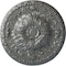 Ekena Millwork Amelia Ceiling Medallion (Fits Canopies up to 2 3/8"), Hand-Painted Silver, 19 5/8"OD x 3/4"P CM20AMSLS - alternate 1